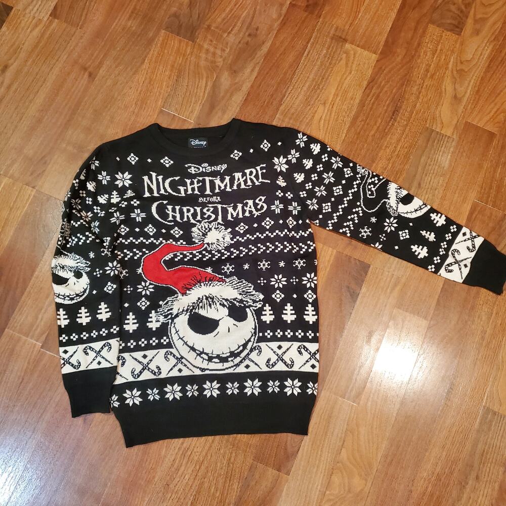Disney Nightmare Before Christmas Sweater Youth 11–12